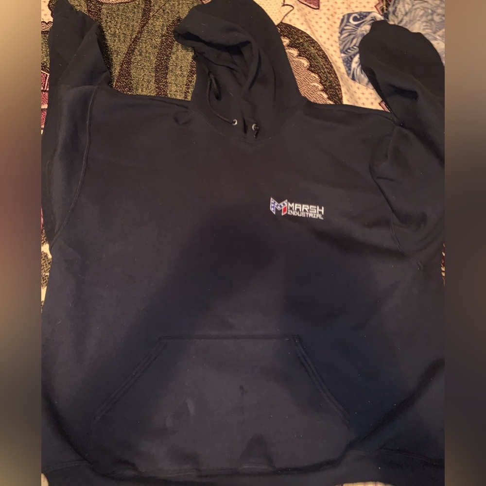 Marsh Industrial Black Hoodie